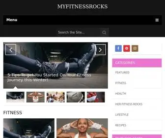 Myfitnessrocks.com(Be The Best Fit You Because Your Fitness Rocks) Screenshot