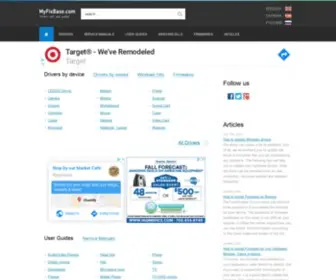 Myfixbase.com(Download Drivers) Screenshot