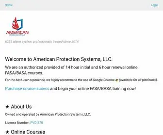 MYFlbasafasa.com(American Protection Systems) Screenshot