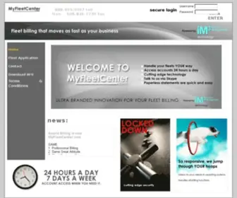 MYfleetcenter.com(Fleet Billing By SoundBilling) Screenshot