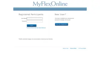 MYflexonline.com(MYflexonline) Screenshot