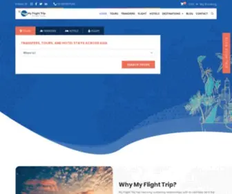 MYflighttrip.com(A Travel Agency & Tourism) Screenshot