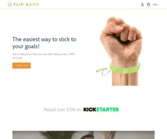 MYflipband.com(FLIP BAND) Screenshot