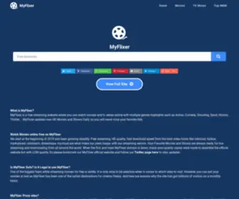 MYflixer.lol(Watch movies and Series online free in Full HD on MyFlixer) Screenshot