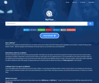 MYflixer.pw(Watch movies and tv Series online free in Full HD quality on MyFlixer) Screenshot