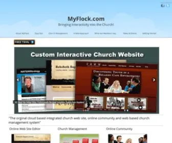 MYflock.com(An Interactive Online Community for Your Church) Screenshot