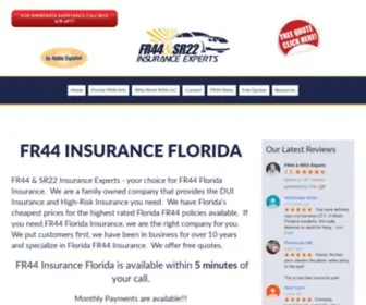 MYfloridafr44.com(FR44 Florida Insurance) Screenshot