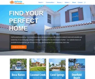 MYfloridahomesite.com(South Florida Real Estate) Screenshot