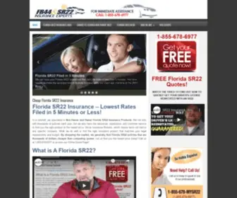 MYfloridasr22.com(Cheapest Florida SR22 Insurance) Screenshot