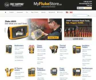 MYflukeStore.ca(Fluke meters) Screenshot