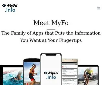 Myfo.info(Just the Information You Want) Screenshot