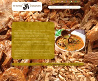 MyfoodsWorldwide.com(African Foods Wholesaler) Screenshot