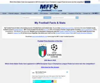 Myfootballfacts.co.uk(My Football Facts) Screenshot