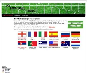 Myfootballlinks.com(Football Links) Screenshot