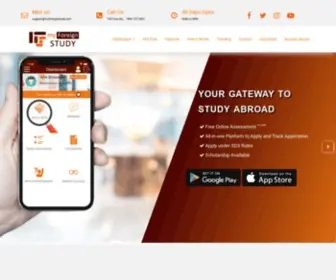 Myforeignstudy.com(Get Information & Apply for canadian college/universities at your fingertips) Screenshot