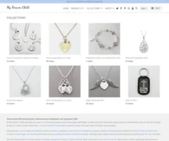 Myforeverchild.com(Personalized Memorial Jewelry) Screenshot