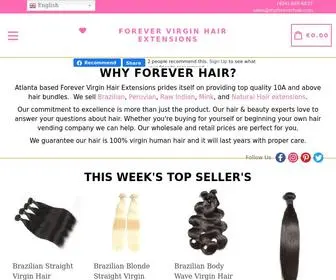 Myforeverhair.com(Forever Hair Extensions) Screenshot