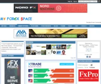 Myforexspace.org(My Forex Space) Screenshot