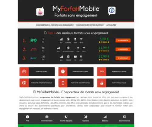 Myforfaitmobile.com(Myforfaitmobile) Screenshot