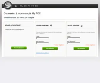 Myfox-Online.com(Mon compte) Screenshot