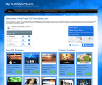 MYfreecsstemplates.com(Free CSS Templates) Screenshot