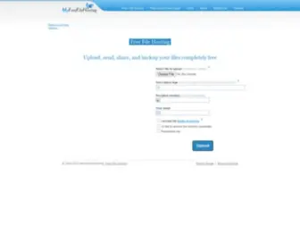 MYfreefilehosting.com(Free File Hosting) Screenshot