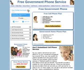 MYfreegovernmentphones.com(Free Government Phones) Screenshot