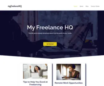 MYfreelancehq.com(My Freelance Headquarters The life you've always dreamed about) Screenshot