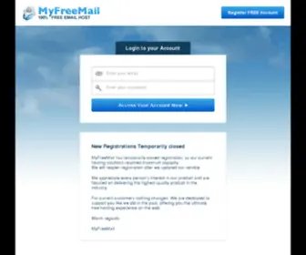 MYfreemail.net(MyFreeMail) Screenshot