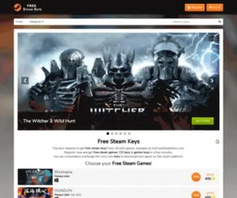 MYfreesteamkeys.com(Free Steam Keys) Screenshot