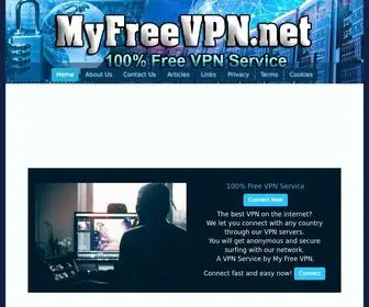 MYfreeVPN.net(Secure VPN server for your use) Screenshot