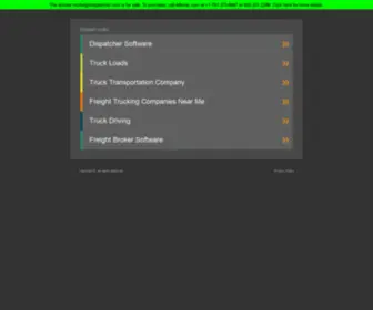 MYfreightdispatcher.com(My Freight Dispatcher) Screenshot
