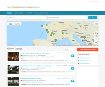 MYfrenchmobilehome.co.uk(My French Mobile Home) Screenshot