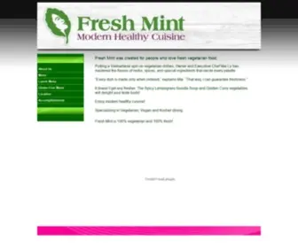 MYfreshmint.com(100% vegetarian) Screenshot