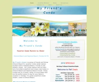 MYfriendscondo.com(Ormond Beach Condo Rentals) Screenshot