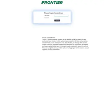 MYfrontier.org(Citrix Gateway) Screenshot