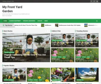 MYfrontyardgarden.com(Grow Your Own Food) Screenshot