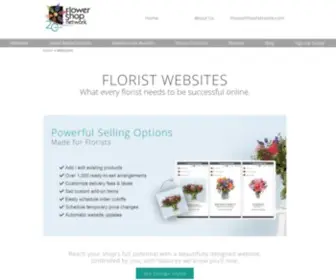 MYFSN.com(Websites for Florists Designed by Flower Shop Network) Screenshot