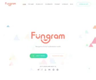 Myfungram.com(Navigation Portal to Blockchain world) Screenshot