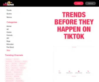 Myfunhumor.co(Daily dose of TikTok trends) Screenshot