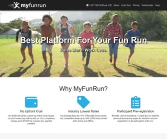 Myfunrun.com(Best Platform For Your Fun Run) Screenshot