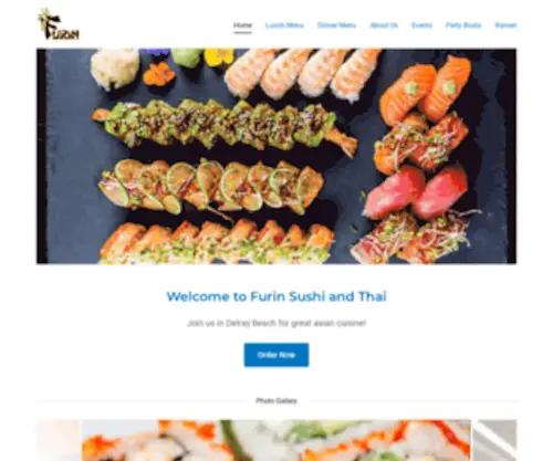 Myfurin.com(Furin Sushi) Screenshot