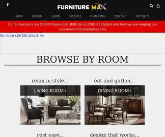 Myfurnituremax.com(Furniture Store in Falls Church) Screenshot