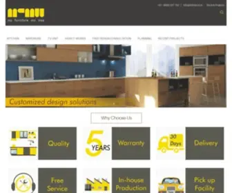 Myfurnituremyway.com(Modular kitchen showroom in gurgaon) Screenshot