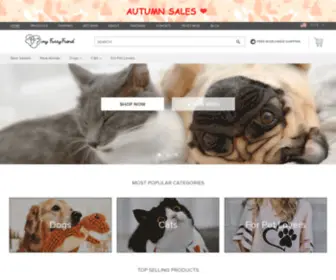 Myfurryfrend.com(Online shopping for Products for Cats & Dogs and for Pets Lovers with free worldwide shipping) Screenshot