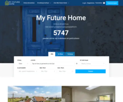 Myfuturehome.be(My Future Home) Screenshot