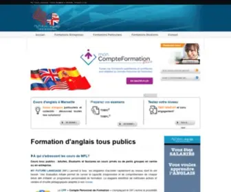 Myfuturelanguage.fr(Cours d'anglais) Screenshot