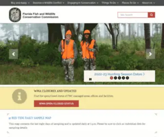 MYFWC.com(Florida Fish and Wildlife Conservation Commission) Screenshot