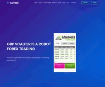 MYFxcopier.com(Just another WordPress site) Screenshot