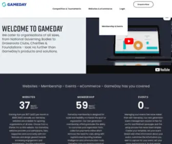 Mygameday.app(Market Leading Solutions for Sport and Events) Screenshot